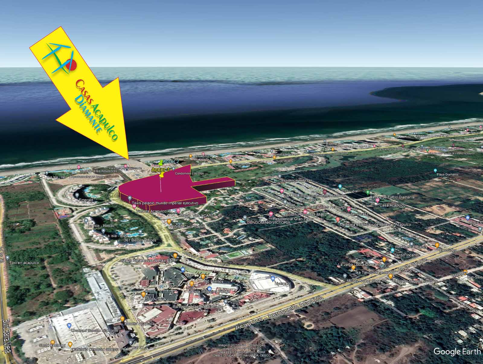 Terreno Playa Diamante Acacor 1 y 2 - Vista aérea 7